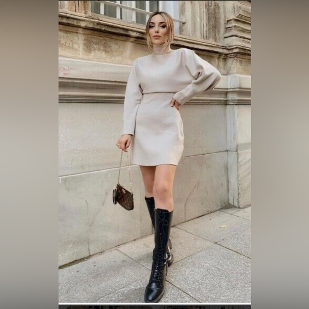 Zara knit mini dress